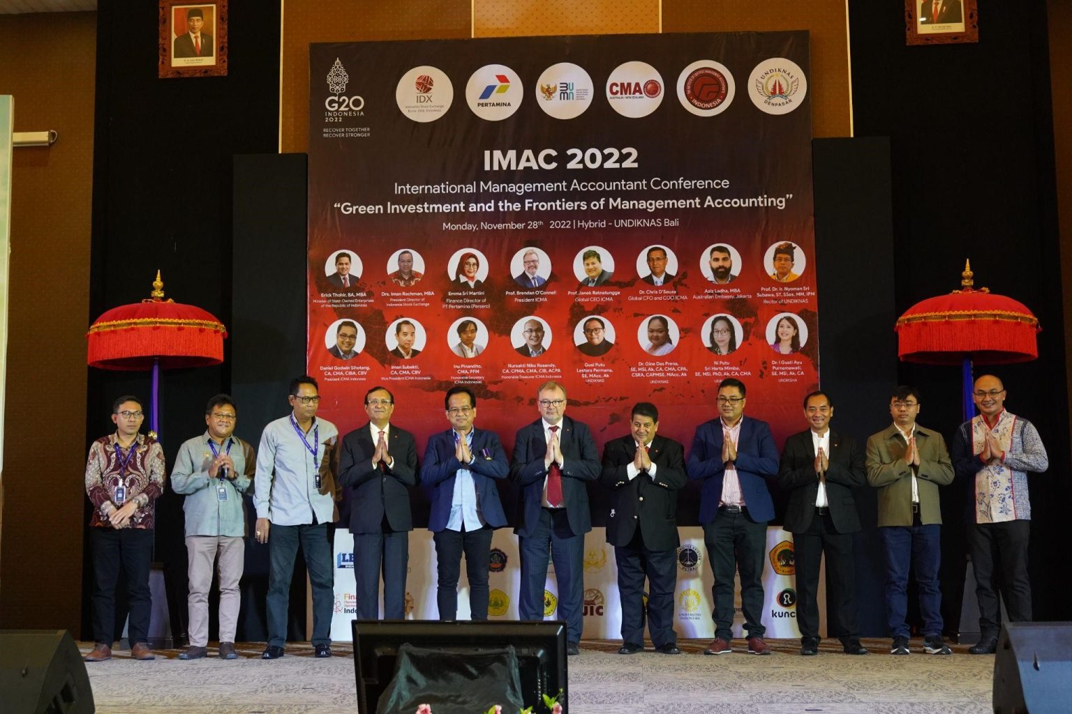 The Rector of the Universitas Pendidikan Nasional Officially Opens the